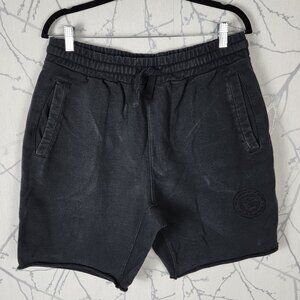 Gymshark Black 100% Cotton Raw Hem Legacy Shorts